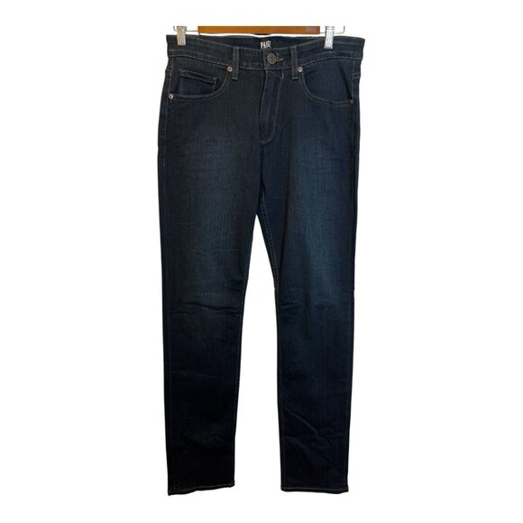 Paige Jeans Men’s Federal Slim Straight Leg Size 29/32 Cellar Blue NWOT - Picture 4 of 10
